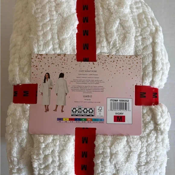 2 Room Service Ladies Cozy Wrap Robe - Picture 2 of 11